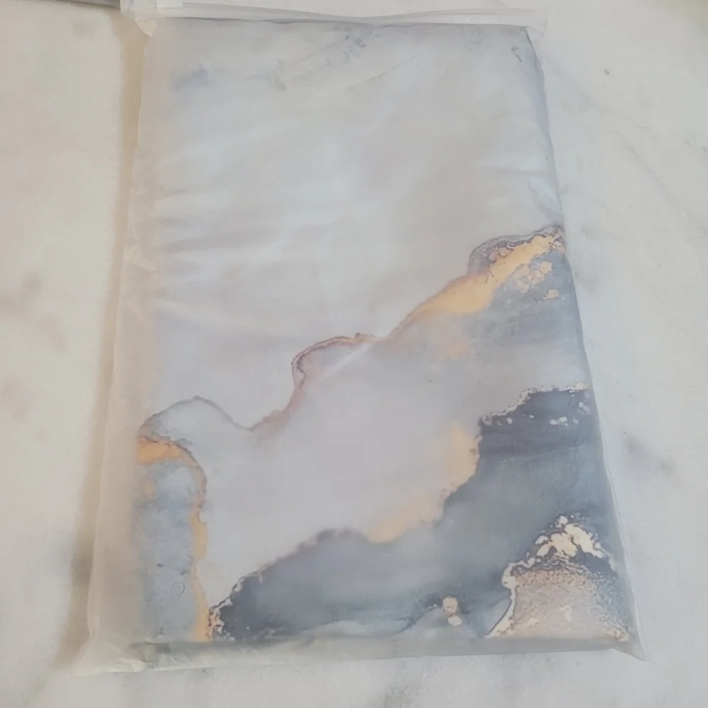 Satin Pillowcase for Hair and Skin - Printing Microfiber Pillow Cover - 2 Pack